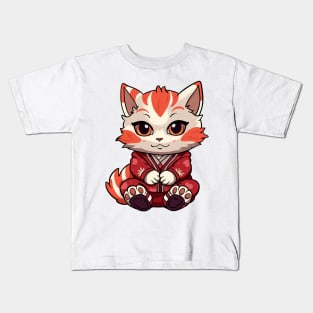 Cat Couture: Kimono Chronicles Kids T-Shirt